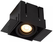 Φωτιστικό Χωνευτό Lucide 09925-01-30 TRIMLESS Μαύρο Ματ (Black Mat)