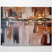 Πίνακας Καμβάς 405HND1172 100x70cm Multi Wallity Οριζόντιοι Ξύλο, Καμβάς