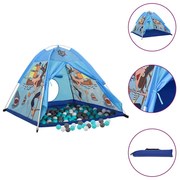 vidaXL Παιδική Σκηνή Μπλε 120 x 120 x 90 εκ. με 250 Μπάλες