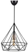 Κρεμαστό Φωτιστικό Οροφής Donald Megapap GP029-0040,1 μαύρο 25x30x65εκ-GP029-0040,1-Μαύρο GP029-0040,1