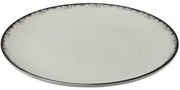 Πιάτο Ρηχό Pearl 07-16371 27cm Grey Estia Porcelain
