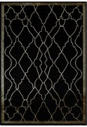 Χαλί Craft 36939-975 Black-Gold Merinos 160X230cm