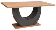 Τραπέζι Τραπεζαρίας Uberto Fylliana Golden Oak 160x90x75 εκ.