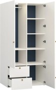 Ντουλάπα Reli Δίφυλλη -Mple - 100.70Χ60.00Χ202.50cm