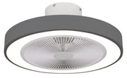 Ανεμιστήρας Οροφής Halo Flow 15W Με CCT LED Φωτισμό 45W Τηλεχειριστήριο Γκρι 50cm Estia 06-30162