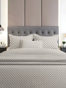 Σετ Σεντόνια Flannel 530 Grey Διπλό με λάστιχο (150x205+30)