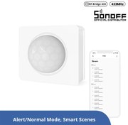 GloboStar® 80064 SONOFF PIR3-RF – Smart 433MHZ RF PIR Motion Sensor 6m/110° Detection