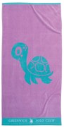 Πετσέτα Θαλάσσης Βαμβακερή 70x140εκ. Beach Towel 3764 Μέντα-Ροζ Greenwich Polo Club Junior