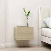 Κομοδίνα 2 τεμ. Sonoma Δρυς 40 x 30 x 30 εκ. από Επεξ. Ξύλο 801060