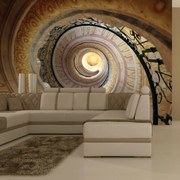 Φωτοταπετσαρία - Decorative spiral stairs 400x309