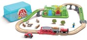 Ξύλινος Σιδηρόδρομος Hape Railway Countryside Bucket Set