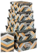 Κουτιά Αποθήκευσης (Σετ 6τμχ) F-V Marquetry 193477