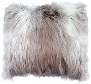 ΔΙΑΚΟΣΜΗΤΙΚΟ ΜΑΞΙΛΑΡΙ Fylliana 23394 ME MICROFIBER ΜΠΕΖ-ΛΕΥΚΟ ΧΡΩΜΑ 60x60εκ