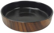 Φρουτιέρα (Φ25.5x7.5) Oriana Ferelli Black Walnut LT3713