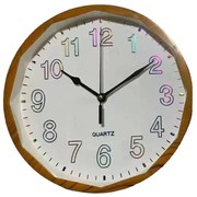 Ρολόι τοίχου - XH-8261M - 682615 - Light Brown