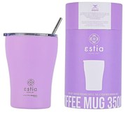 ESTIA ΘΕΡΜΟΣ COFFEE MUG SAVE THE AEGEAN 350ml LAVENDER PURPLE