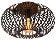 Φωτιστικό Οροφής Lucide 78174-40-30 MANUELA Μαύρο Ματ (Black Mat)