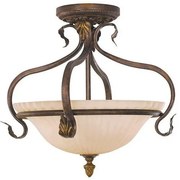 Πλαφονιέρα Φωτιστικό Οροφής 3xE27 Καφέ Sonoma Valley FE-SONOMAVALLEY-SF Elstead Lighting-FE-SONOMAVALLEY-SF-Καφέ FE-SONOMAVALLEY-SF