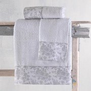 Πετσέτες Μπάνιου (Σετ 3τμχ) Rythmos Bendetta Grey 500gsm Γκρι ΣΥΣΚΕΥΑΣΙΑ ΚΟΥΤΙ