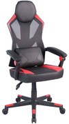 Καρέκλα Γραφείου Gaming Fusion 25-0702 50x74x126/137cm Black-Red