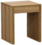 Βοηθητικό τραπέζι Focused pakoworld MDF φυσικό 40x40x50εκ