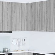 vidaXL Κρεμαστό ντουλάπι Riga Γκρι Σομόνα και Λευκό 57 x 57 x 100 εκ.