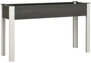 vidaXL Ζαρντινιέρα Κήπου Υπερυψωμένη Γκρι 120x 40 x 75 εκ. από WPC