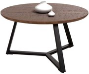 Τραπέζι Σαλονιού Rocket HM9586.04 Φ80x42cm Walnut