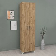 Ντουλάπα - Παπουτσοθήκη Lilly Megapap χρώμα pine oak 49x32x178εκ.