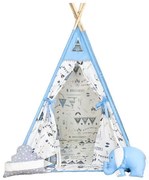 Παιδική Σκηνή - teepee tent Indian Blue