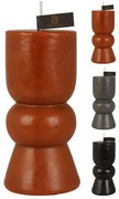 Kερί pillar 7x14cm, σε 3 επιλογές χρώματος
