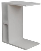 Βοηθητικό τραπέζι Boner λευκό μελαμίνης 45x29.5x61εκ 45x29.5x61 εκ.