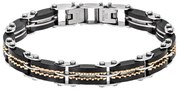 Βραχιόλι Senza Men&#039;s Steel Double Face