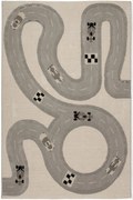 Χαλί Jouet 68462 060 Beige-Grey Βιοκαρπέτ 133X190cm