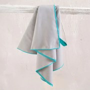 Πετσέτα Γυμναστηρίου Urban Με Ρέλι Και Δέστρα Greyzoblue Ρυθμός Γυμναστηρίου 50x90cm Microfiber
