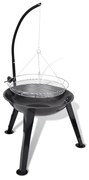 Ψησταριά για κάρβουνα BBQ Κυκλική Κρεμαστή
