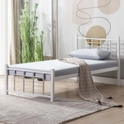 Κρεβάτι K01 (Για Στρώμα 90x200cm) 319HBV1141 90x200x95cm White Μονό