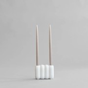 Κηροπήγιο Tube Mini Kεραμικό Άσπρο L14.5xW6xH11cm, 101COPENHAGEN