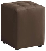 Σκαμπό Cube 40.0123 35x35x42cm Brown Zita Plus