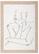 Πίνακας σε καμβά με πλαίσιο Facedy II mdf 50x2x70εκ 50x2x70 εκ.