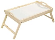 Δίσκος Κρεβατιού Αναδιπλούμενος 69014 50x30,5x23cm Natural-White Kesper Ξύλο