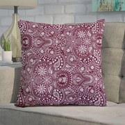 Μαξιλαροθήκη Sefu 301 Burgundy 45x45 - Lino Home