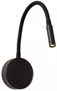 Φωτιστικό Επίτοιχο Lucide 41206-03-30 ASJA Μαύρο Ματ (Black Mat) 2700 K