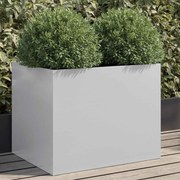 vidaXL Ζαρντινιέρα Ασημί 62x47x46 εκ. από Γαλβανισμένο Χάλυβα