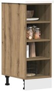 vidaXL Κάτω ντουλάπι Riga Artisan Oak 30x44,5x81,5 cm