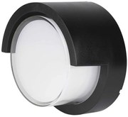 Απλίκα Φωτιστικό Τοίχου 12W 230V 1155lm 120° IP65 Στρογγυλό Μαύρο Θερμό Λευκό 218537 V-TAC-218537-Μαύρο 218537