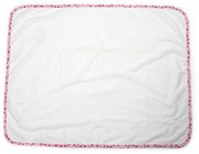 Σελτεδάκι Αδιάβροχο Floral 61 50X80 White-Coral DimCol 50x80cm 100% Βαμβάκι