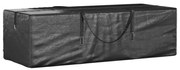 vidaXL Τσάντα Αποθ. Χριστουγ. Δέντρου Μαύρη 135x40x55 εκ. Πολυαιθ/νιο