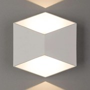 Φωτιστικό Τοίχου - Απλίκα Triangled 8143 17x17,2cm 2xLed 750lm 5W 3000K White Nowodvorski