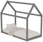 Κρεβάτι Παιδικό Pepe (Για Στρώμα 90x190cm) HM677.05 97x196x141cm Grey Μονό